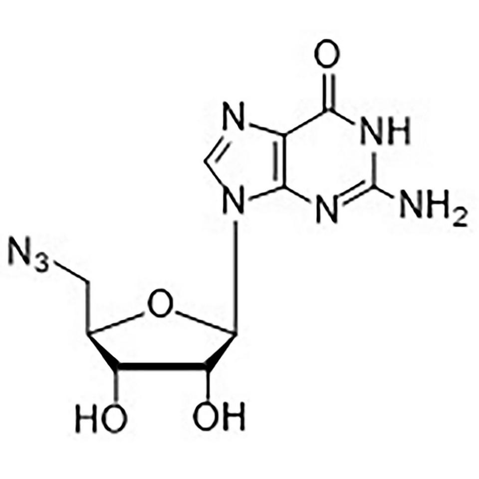 5'-Azido-5'-deoxyguanosine, 100 mg, Glass Screw-Top